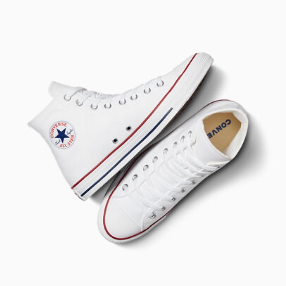 White Hightop Converse